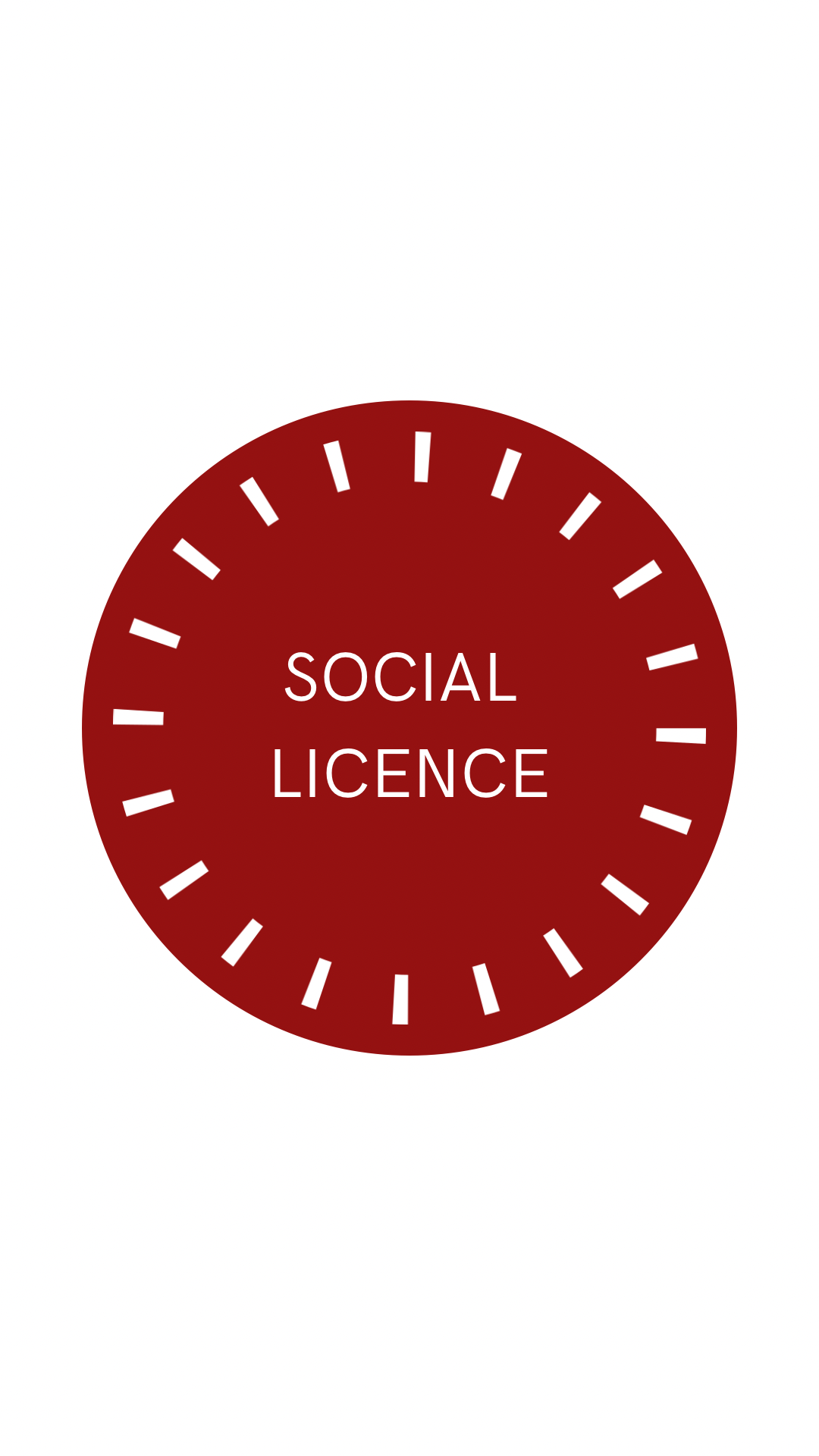 SOCIAL LICENCE BUTTON