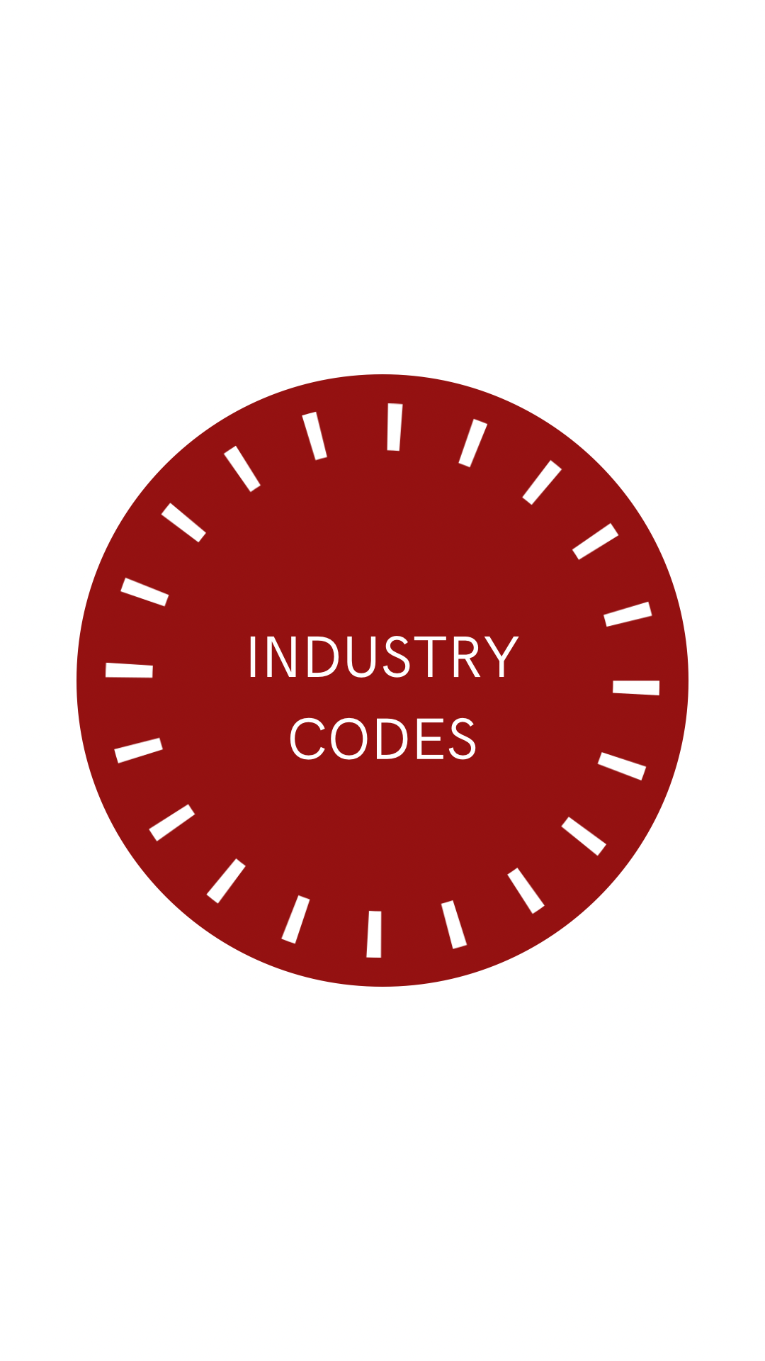 Industry Codes Button